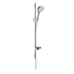 Hansgrohe Raindance Select S Unica`s Puro Ensemble barre de douche coulissante - 3 jets - Douchette PowderRain 90cm - Flexible Isiflex 160cm - Porte-savon - chrome SW204699