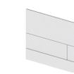Tece TeceSquare II bedieningsplaat duospoeltechniek kleur mat wit 220 x 150 x 3 mm SW357229