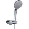 Ideal Standard Idealrain ensemble pour baignoire : flexible de douche 125cm douchette 100mm 1 jet et support de douchette réglable chrome 0180722