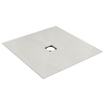 Wedi Fundo Primo Top sol de douche - 90x90cm - vidage au centre - blanc SW94835