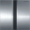 Geberit type 50 urinioir bedieningsplaat - 230V - rechthoekige knoppen - chroom 0701964