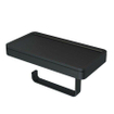 Geesa Frame porte-papier hygiénique avec étagère noir SW399670