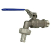 Go by Van Marcke dubbele dienstkraan lange hendel blauw 1/2M 16b verchroomd SW285747