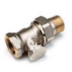 Comap Sar vanne de pied nickelée droite 3/8 Kvs = 1,55 m3/h SW391087