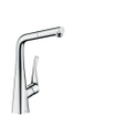 Hansgrohe Metris Robinet de cuisine avec bec extractible chrome GA73556