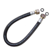 Go by Van Marcke tuyau de gaz avec 2 écrous séparés et joint pour appareils mobiles 1/2F x 1/2F 700 cm caoutchouc noir SW288413