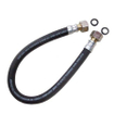Nemo Go tuyau de pression de gaz avec 2 écrous libres et joint pour appareils mobiles 1/2f x 1/2f 700 cm caoutchouc noir SW288413