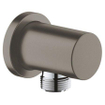 GROHE Rainshower Coude d'alimentation mural - rosace ronde - hard graphite brossé SW98901