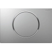 Geberit Sigma10 plaque de commande - chasse à 2 touches - bouton rond - chrome brillant/mat/brillant 0730023