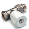 SAR Robinet d'arrêt de radiateur droit 1/2 auto-obturant Kvs 1,25 m3 h 409U 7500166