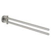 GROHE Essentials Porte-serviettes - 45cm - double - pivotant - super acier SW97634