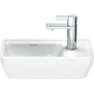 Duravit D-Neo Lavabo pour WC 40x22x14cm 1 trou de robinet rectangulaire Céramique Blanc SW544121