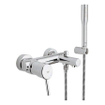 GROHE Concetto badkraan met omstel en koppelingen met douchegarnituur chroom 0442183