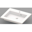 Nemo Spring Coste lavabo-plan pour meuble 600 x 500 x 200 mm avec trop-plein blanc marbre de synthèse SW294822