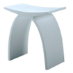 Nemo Spring Sano tabouret de douche en matériau composite minéral autoportant hauteur 430mm blanc SW293487