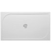 GO by Van Marcke Argon Receveur de douche 140x80x3cm rectangulaire polybéton gelcoat vidage 90mm sans pieds Blanc SW288820