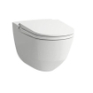 Laufen Riva cleanet WC japonais suspendu avec abattant frein de chute et coating lcc 39.5x60cm blanc SW87194
