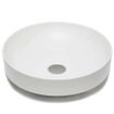 GO by Van Marcke vasque à poser - 40x40x9cm - à poser - ronde - porcelaine blanc mat SW1009753