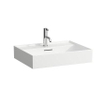 Laufen Kartell by Laufen lavabo-meuble 60x46x16cm avec trou de robinetterie avec trop-plein SaphirKeramik blanc SW157054