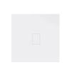 Nemo Icarus receveur de douche autoportant Acrylique structure lisse blanc brillant évacuation D90 incl. bonde 90x90x4cm SW481940