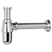 Nemo Skill siphon pour lavabo avec tube de vidange 250 mm 6/4" x D 40 mm sans bonde chrome SW292903