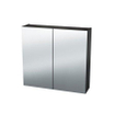 Miroir Armoire Nemo Spring Nebulo - 60x65x17.8cm - 1 porte - étagères en verre - avec prise - sans interrupteur - couleur : U960 ST9 Onyx Grey SW637010