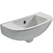Nemo Spring Misto lave-mains 450 x 215 mm porcelaine trou pour robinet pré-percé latéraux avec trop-plein blanc SW285646