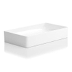 Laufen Living Square waskom 60x34x10cm zonder kraangat zonder overloop SaphirKeramik wit GA78113