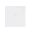 Nemo Icarus receveur de douche autoportant Acrylique structure lisse blanc brillant évacuation D90 incl. bonde 90x90x4cm SW481940