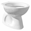 Go by Van Marcke cuvette WC sur pied 45x36x39,5 cm porcelaine blanc évacuation au sol dissimulée S 12 cm sans abattant SW285691