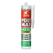 Griffon Poly max ms colle mastic d'étanchéité 290 ml. transparent GA55338