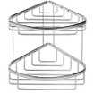 Geesa Basket Étagère de douche d'angle double 27,5cm Chromé 0650257