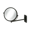 Geesa Mirror Miroir de rasage 1 bras grossissant 3x Noir SW104292