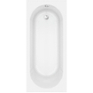 Nemo Spring Nantes inbouwbad mono afvoer D52 170x75x40cm 185L zonder potenstel wit acryl - licht beschadigd - OUTLET UDEN STORE43737