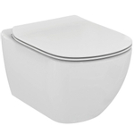 Ideal Standard Tesi WC suspendu Aquablade 53.5x36.5cm avec Abattant Softclose Céramique Blanc SW71259