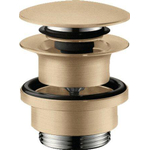 Hansgrohe afvoerplug 1 1/4" klikwaste voor wastafel- en bidetmengkranen bronze SW528897