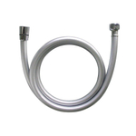 Nemo Spring Flussio flexible de douche raccord universel 1/2 antitorsion anti-rayures anti-pli flexible en plastique lisse 2000 mm chromé SW284400