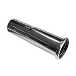 Nemo tube d'extension de compétence avec prise de courant 54 32 mm x 130 mm chromé SW292882