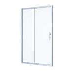 Nemo Start Profi porte coulissante - 136x195cm - dimension d'encastrement 136-140cm - verre de sécurité transparent 5mm SW877734