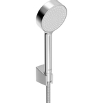 Hansa Hansabasicjet ensemble de bain douchette 1 jet D95 mm support mural douchette technologie anticalcaire flexible de douche 1500 mm chromé SW89958