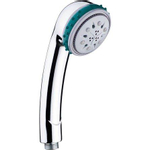 GO by Van Marcke Panama pommeau de douche 5 jets diamètre 70 mm membrane anticalcaire incluant filtre économiseur d'eau raccord universel 1/2 SW293781