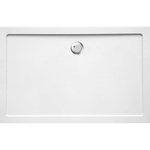 GO by Van Marcke Helion receveur de douche composite synthétique 140x90x3.5cm rectangulaire évacuation D90mm sans jeu de pieds blanc SW288905