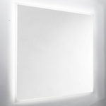 Nemo Spring Destra spiegel - recht - met plexi - 120 x 60cm - gezandstraald - antidamp - 120x60cm rechthoek - LED SW418090