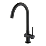 GO par Van Marcke robinet de cuisine - 34,8 cm - lavabo pour meuble - mélangeur - pivotant - laiton noir mat SW811117