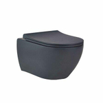 GO by Van Marcke WC suspendu – profondeur 53 cm – avec abattant softclose – anthracite mat SW1009752