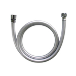 Nemo Spring Flussio doucheflexibel - universele aansluiting 1/2" - anti-twist - anti-kras - anti-knik - gladde kunststofflexibel - 1500mm - chroom SW284384