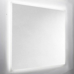 Nemo Spring Destra spiegel - recht - met plexi - 140 x 60cm - gezandstraald - antidamp - 140x60cm rechthoek - LED SW452327