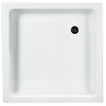 Nemo Start receveur de douche stratosh acrylique 800x800x150 mm vidange d52 blanc épaisseur 4 mm SW292920