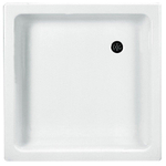Nemo Start Stratos-H douchebak - 80x80x15cm - acryl - afvoer D52 - wit - zonder potenstel - dikte 4mm - StratosH SW292920