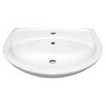 Nemo Start lavabo - 60x46.5cm - 1 trou de robinet - avec trop-plein - porcelaine blanc SW285903